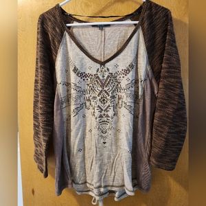 Miss Me 3/4 sleeve shirt